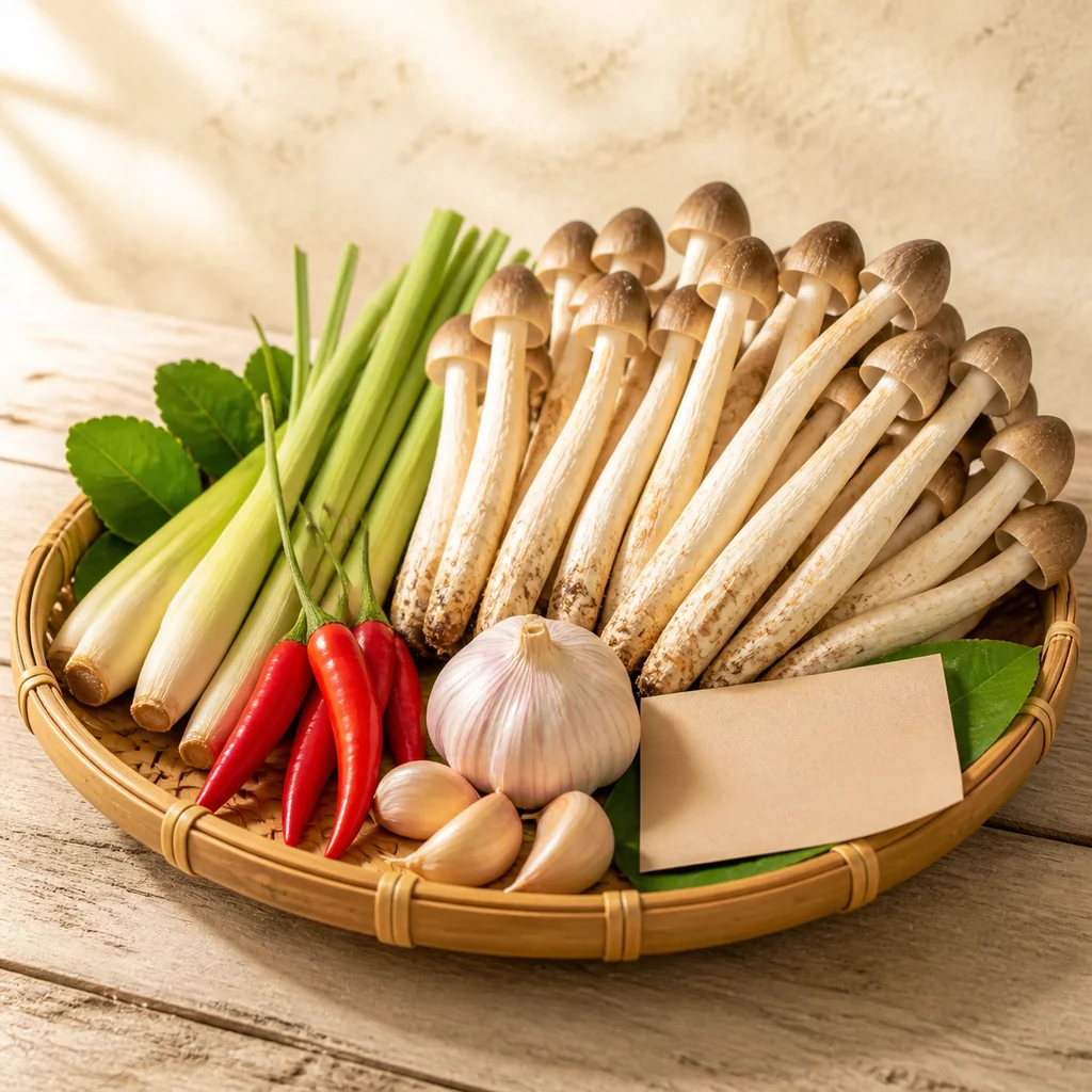 Set nấu ăn nấm mối